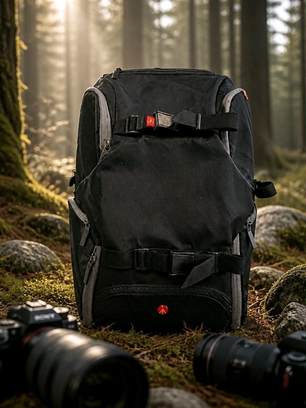 Manfrotto Black Camera Backpack - Professional Camera Bag